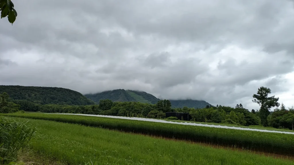 デラックスビューサイトからみた羊蹄山方面