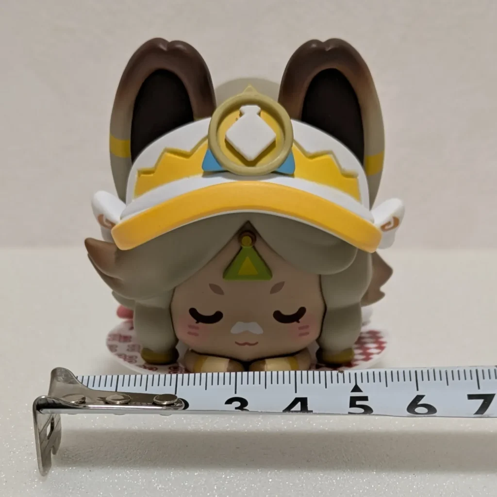 2025年の原神×スシローコラボのミニフィギュアのカチーナのサイズ