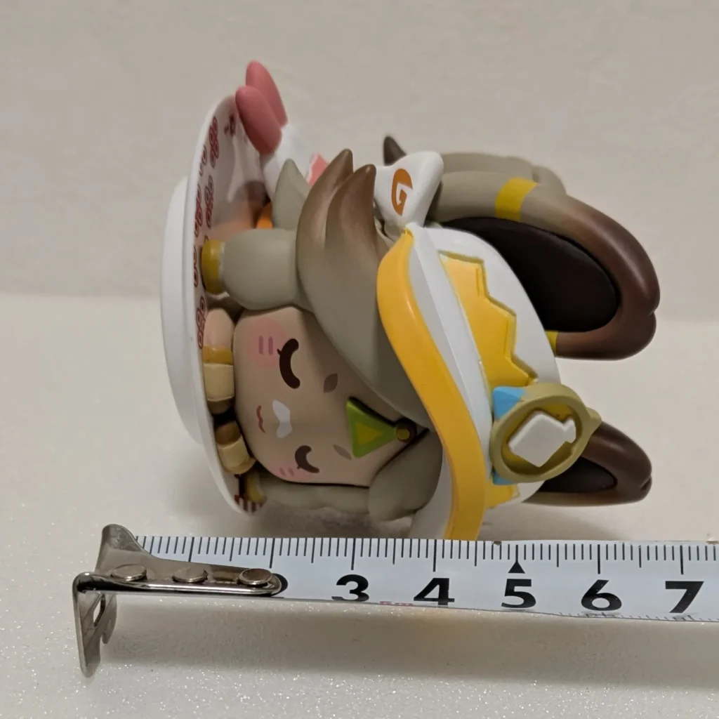 2025年の原神×スシローコラボのミニフィギュアのカチーナのサイズ
