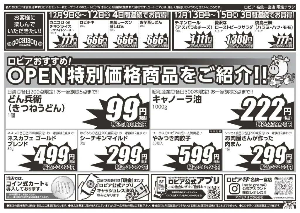 ロピア 名鉄一宮店の最新チラシ